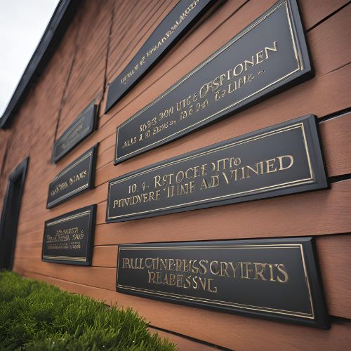 Exterior Engraved Plaques