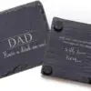 You Design on 4 x 4 Inch Square Black Slate Stone Coasters - Image 4