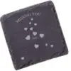 You Design on 4 x 4 Inch Square Black Slate Stone Coasters - Image 5